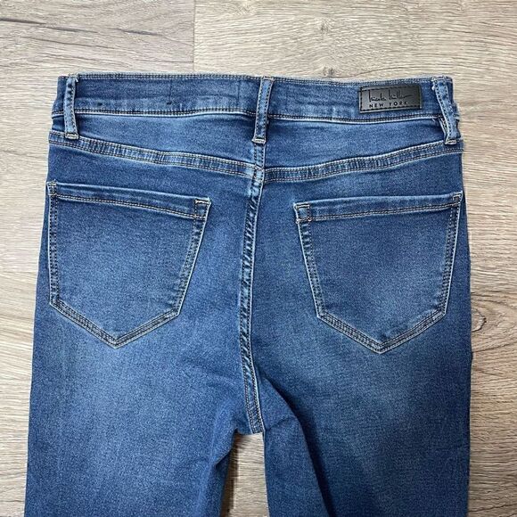 Nicole Miller Jeans Womens Size 4 SOHO High Rise Ankle Skinny Medium Wash - Picture 6 of 9